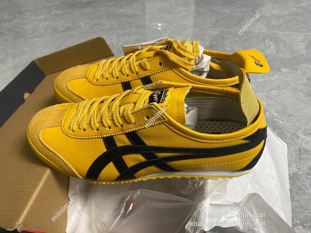 New Yellow/Black Onitsuka Tiger MEXICO 66 Sneakers Classic Unisex Running Shoes
