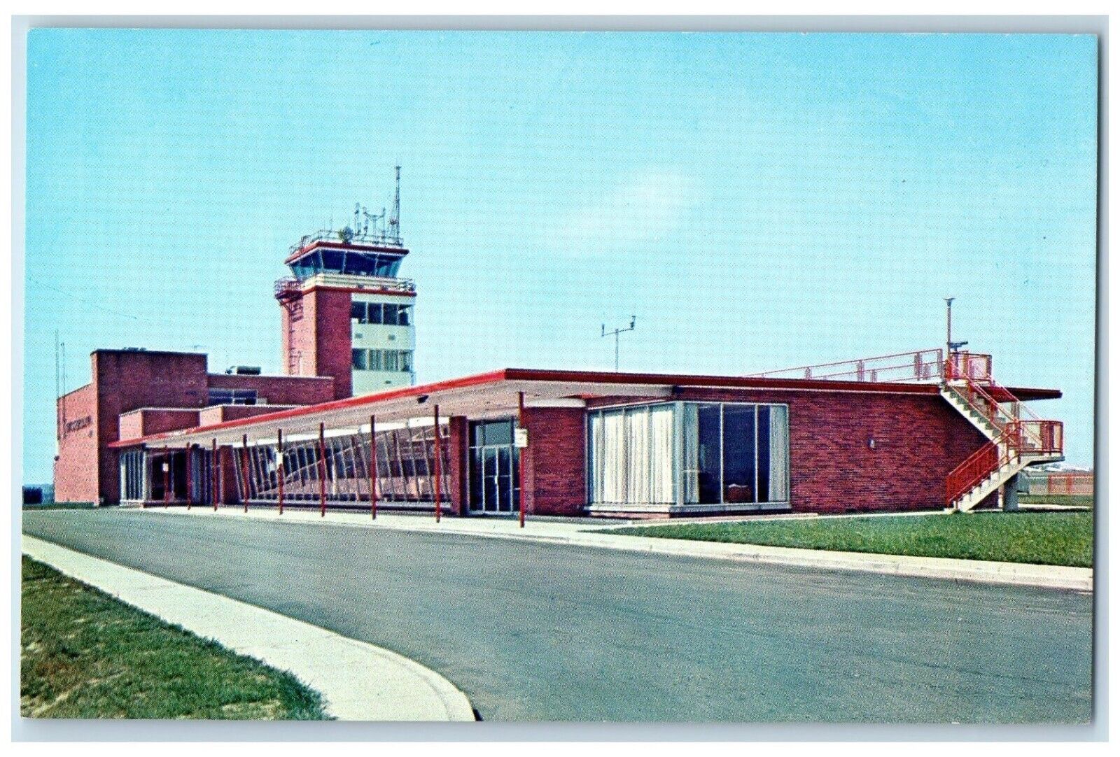 c1960s Greater Wilmington Airport Terminal Wilmington Delaware DEL Postcard