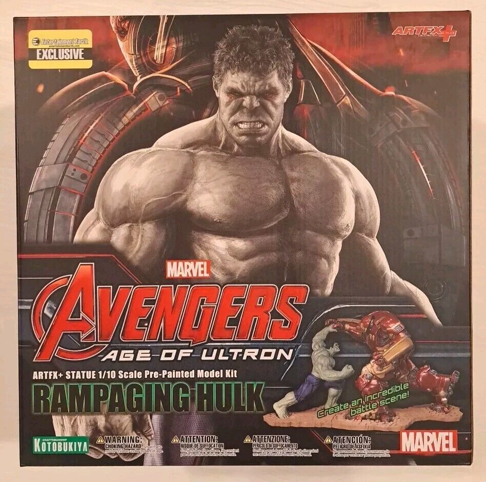 Kotobukiya Artfx+ Hulk Statue Marvel Avengers Age Of Ultron 1/10 Scale Exclusive