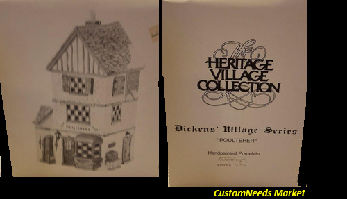 Dept. 56 Dickens Village Heritage Collection Series: Poulterer (50% Shipping)