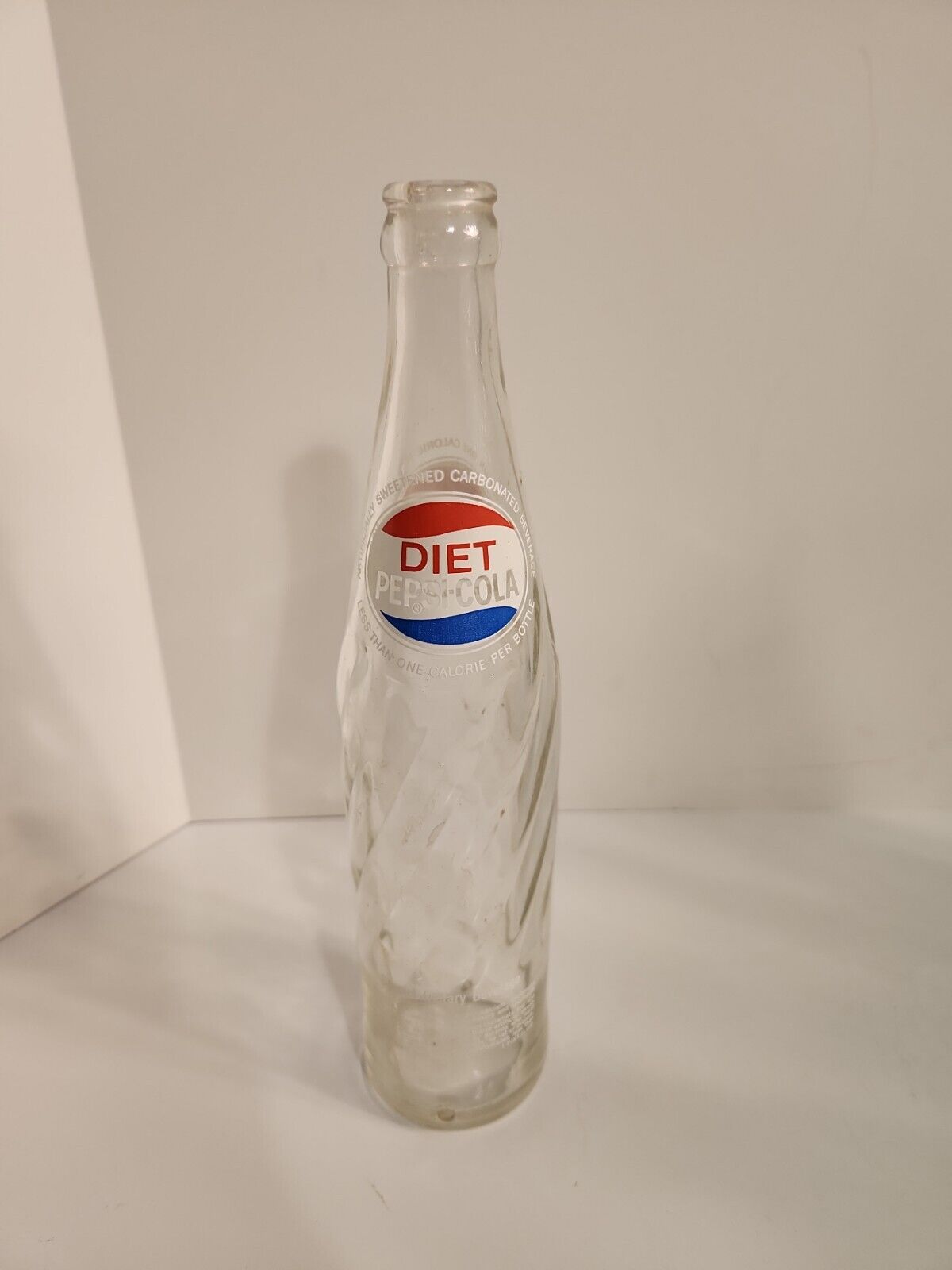 Antique 16 Fl Oz Diet Pepsi Cola Swivel Bottle 1964