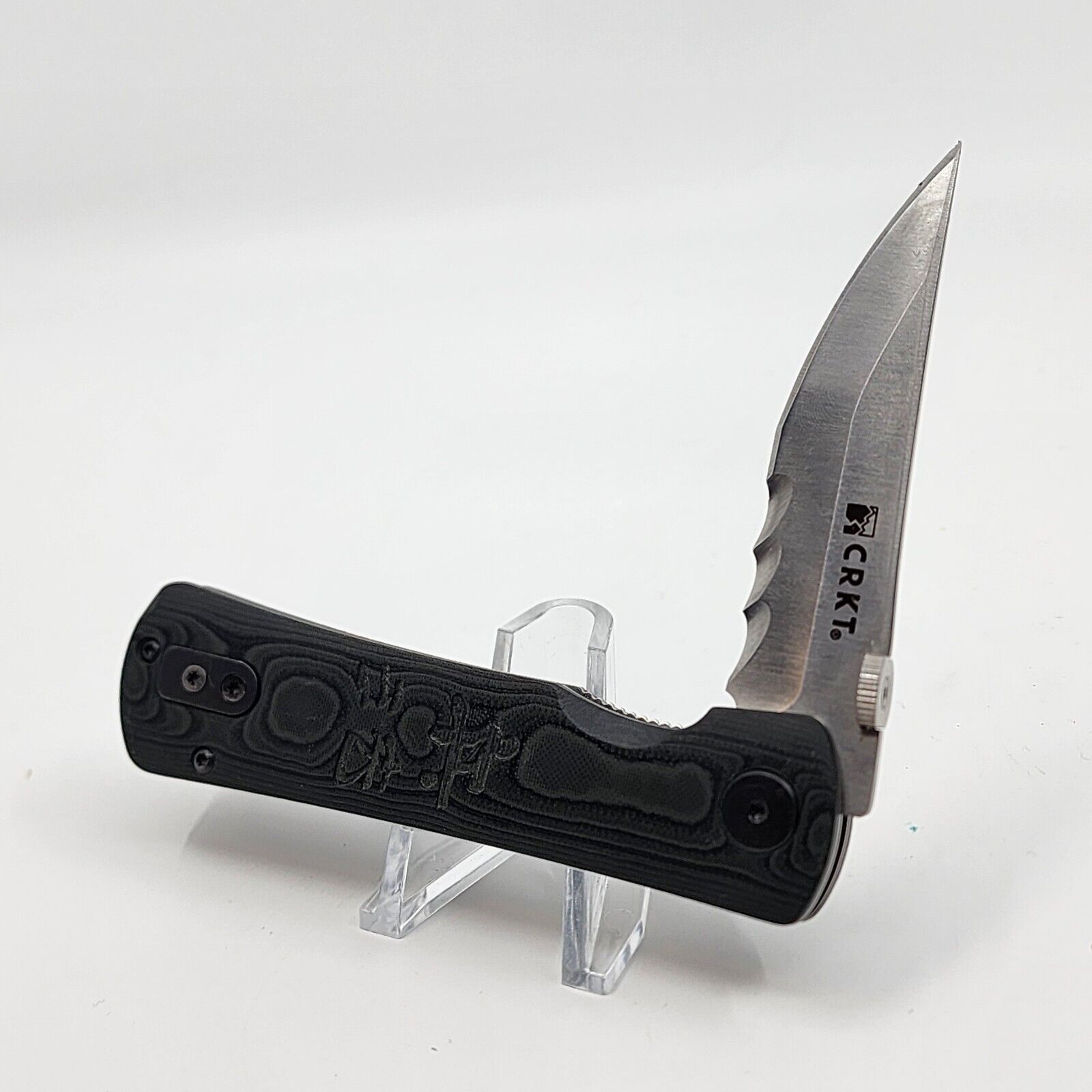 Crkt Heiho Knife Discontinued First Production Fast, Dbl Lock Rare Great Knife