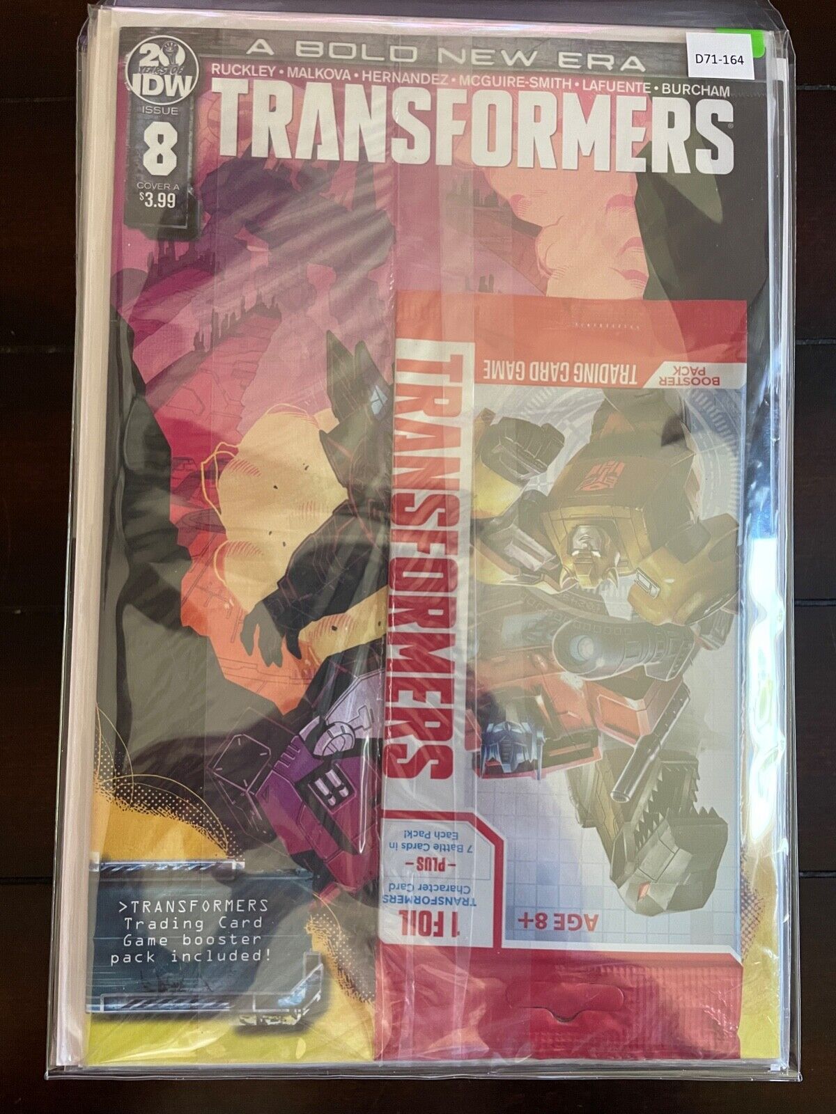 Transformers 8 Cover A Vol 5 Sealed w/Cards High Grade 9.6 IDW Comic D71-164