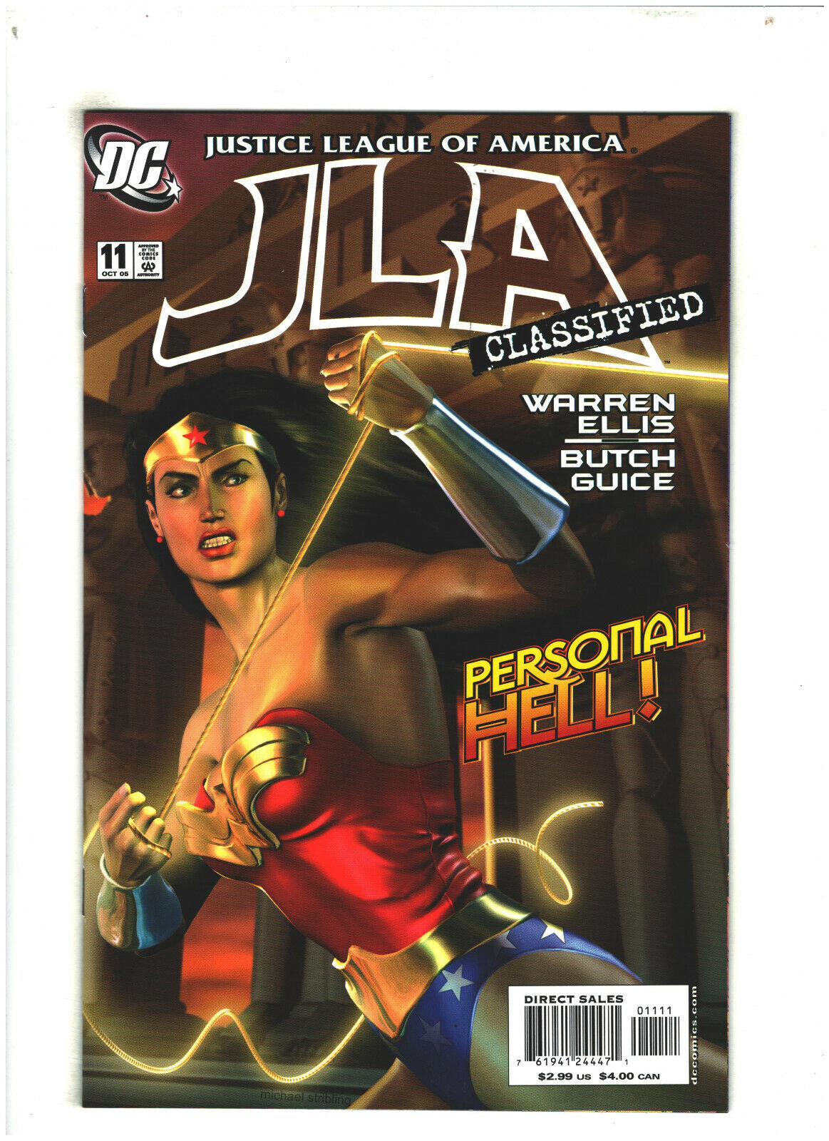 JLA Classified #11 NM- 9.2 DC Comics 2005 Warren Ellis, Wonder Woman