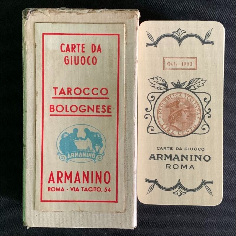 Bolognese Tarot - Armanino - 1953 - Vintage Rare