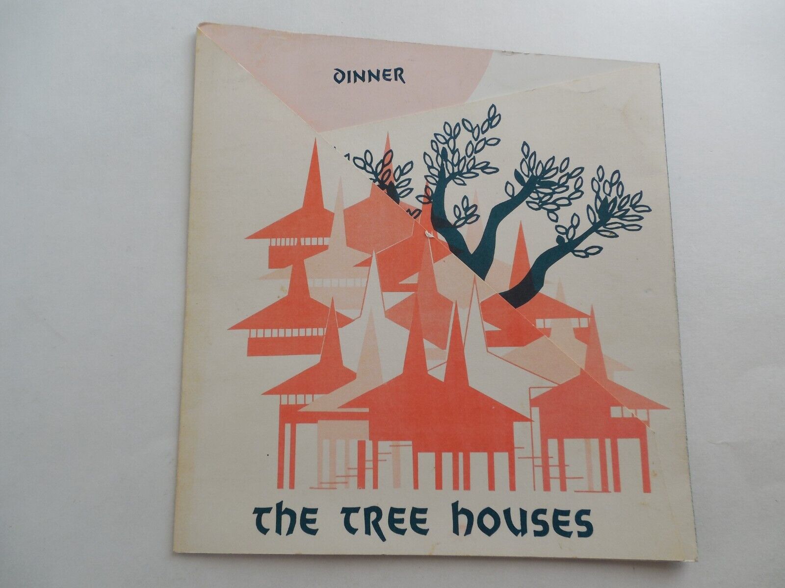 1964-65 New Yorks World's Fair African Pavilion Dinner Menu The Tree Houses