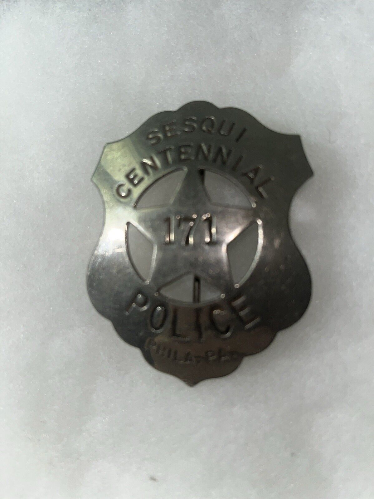 Antique 1920s Philadelphia Police Sesqui-Centennial Badge 171