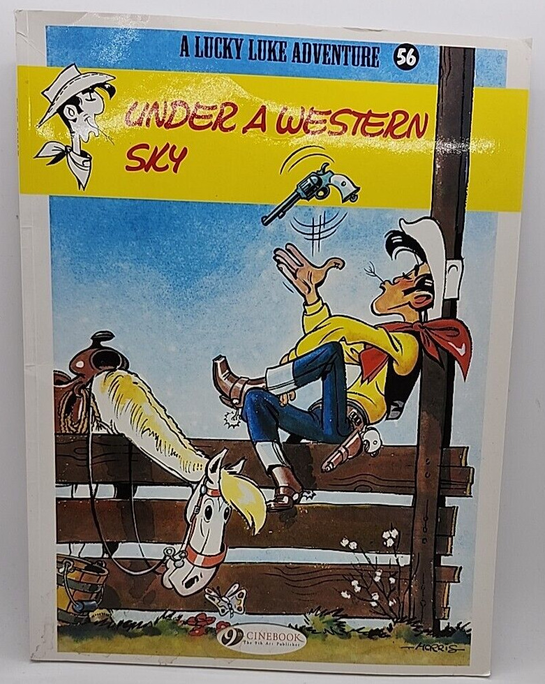 Lucky Luke 56 - Under a Western Sky by Morris (English) Paperback Book
