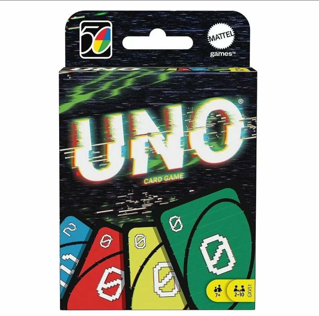 Mattel Games UNO Iconic 2000s Card Game GXV51 #4 Of 5 In Series Special Edition