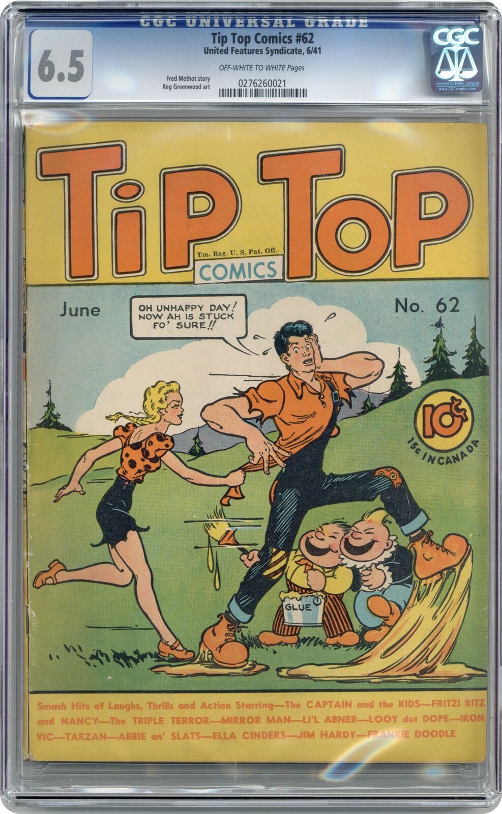 Tip Top Comics #62 CGC 6.5 1941 0276260021