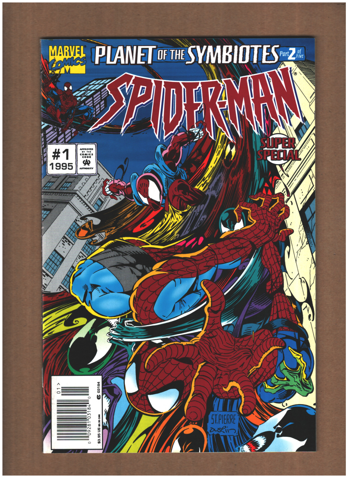 Spider-man Super Special #1 Newsstand Marvel 1995 Planet of Symbiotes VF+ 8.5