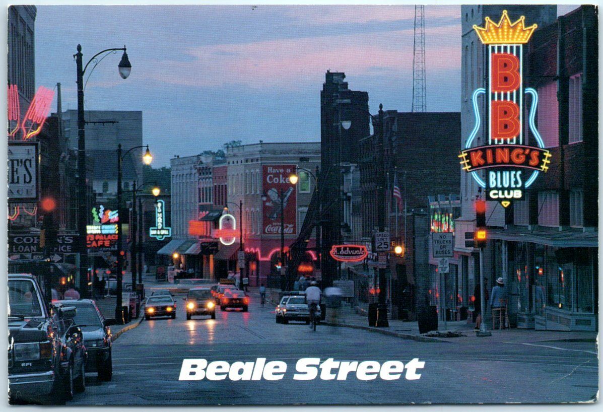 Postcard - Beale Street - Memphis, Tennessee