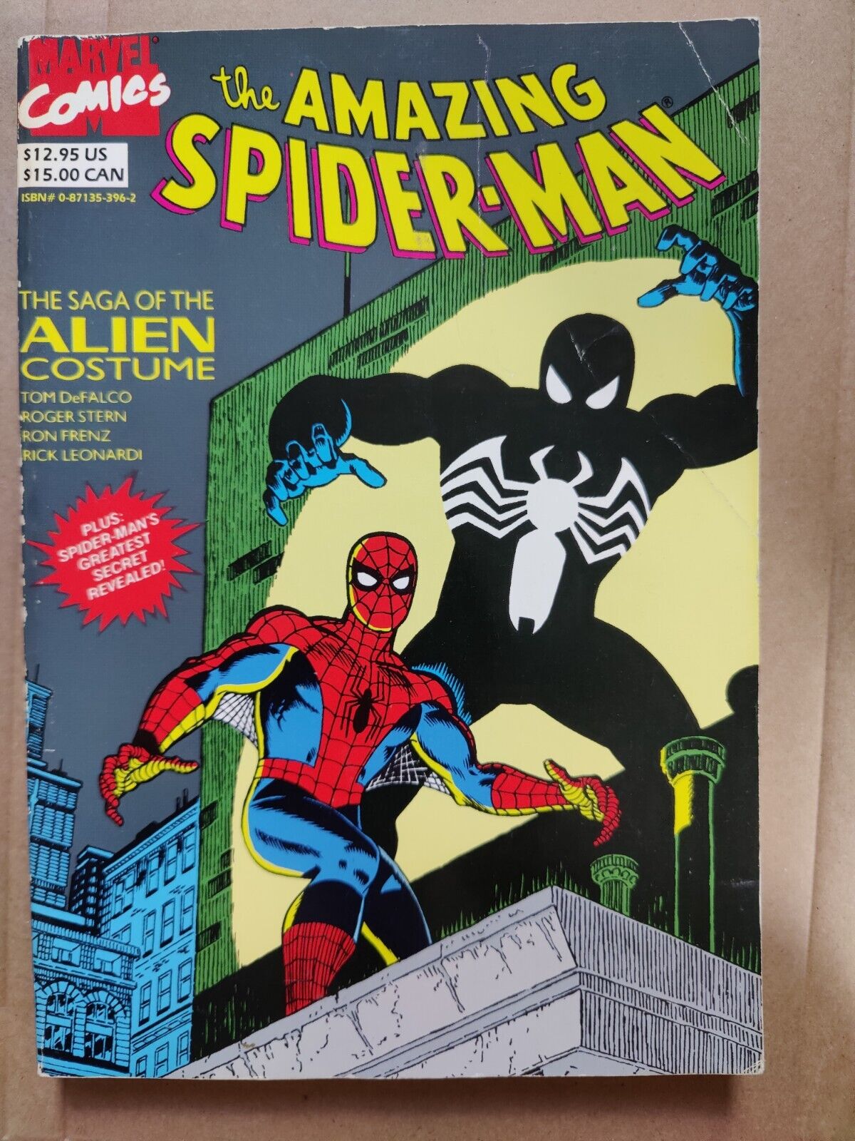 Amazing Spider-Man: The Saga of the Alien Costume TPB 1988 Marvel Comics 252
