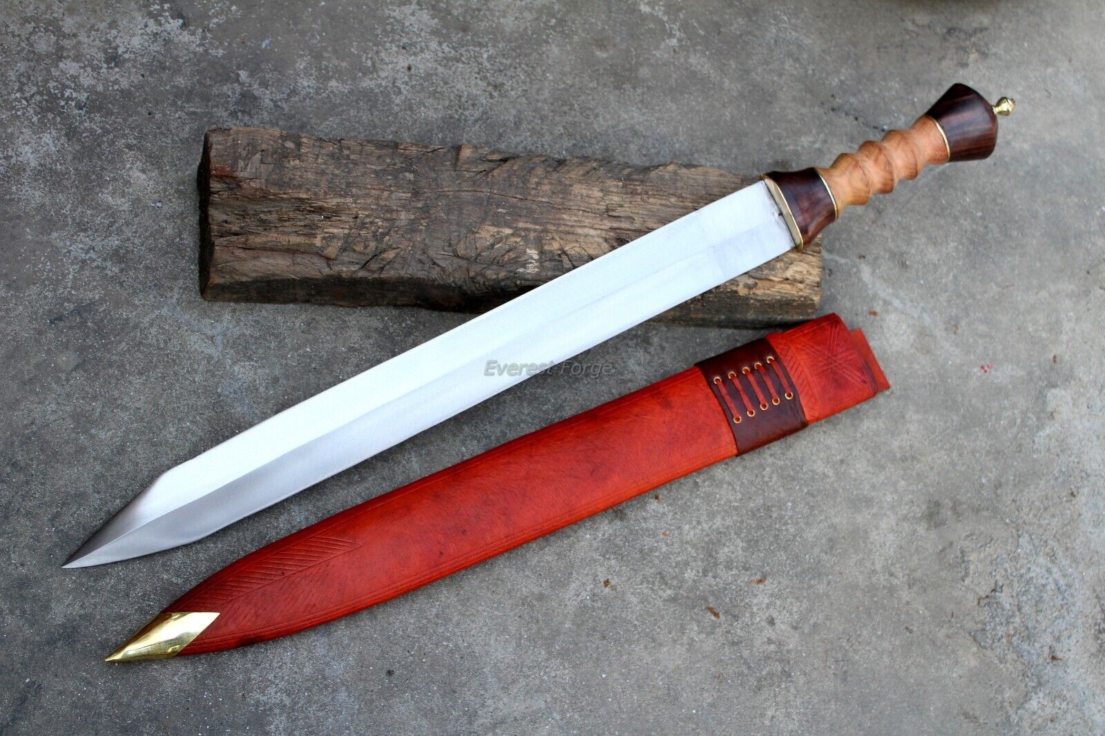 21 inches Long Greek Gladius Sword-Handmade-Tactical-Combat-Forged sword-Machete