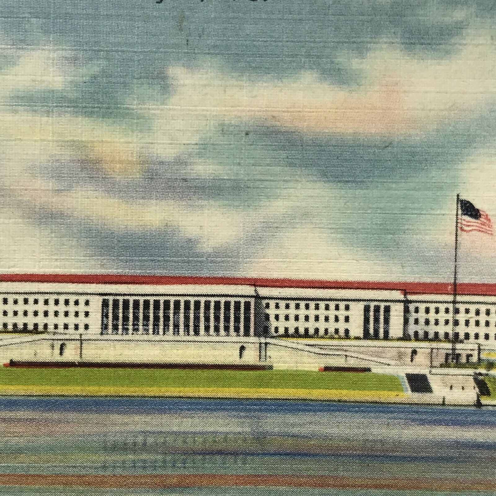 The Pentagon Washington DC Vintage Postcard