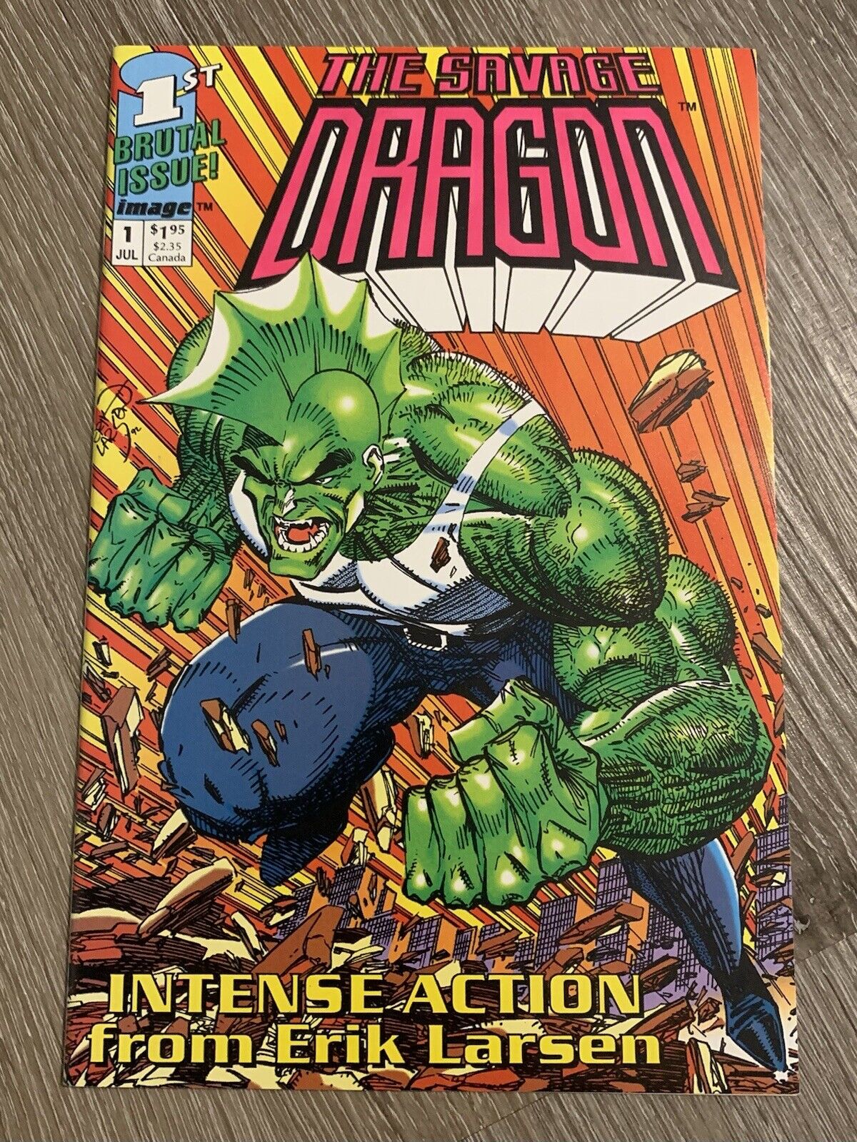 The Savage Dragon #1 Image Comics, July 1992 NM First Printing Bagged Boarded