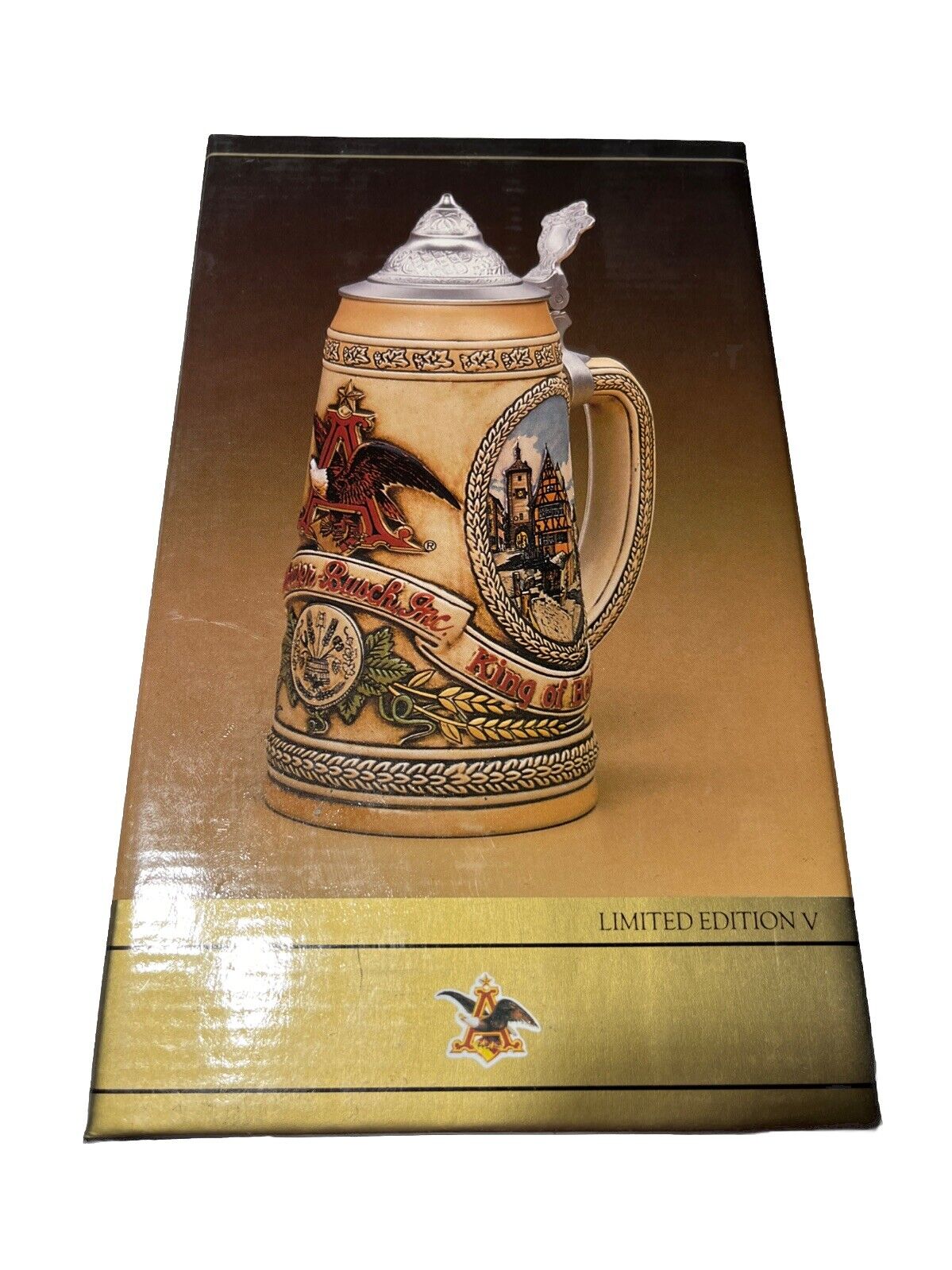 Vintage Anheuser-Busch STEIN Limited Edition IV TOMORROW'S TREASURES Budweiser