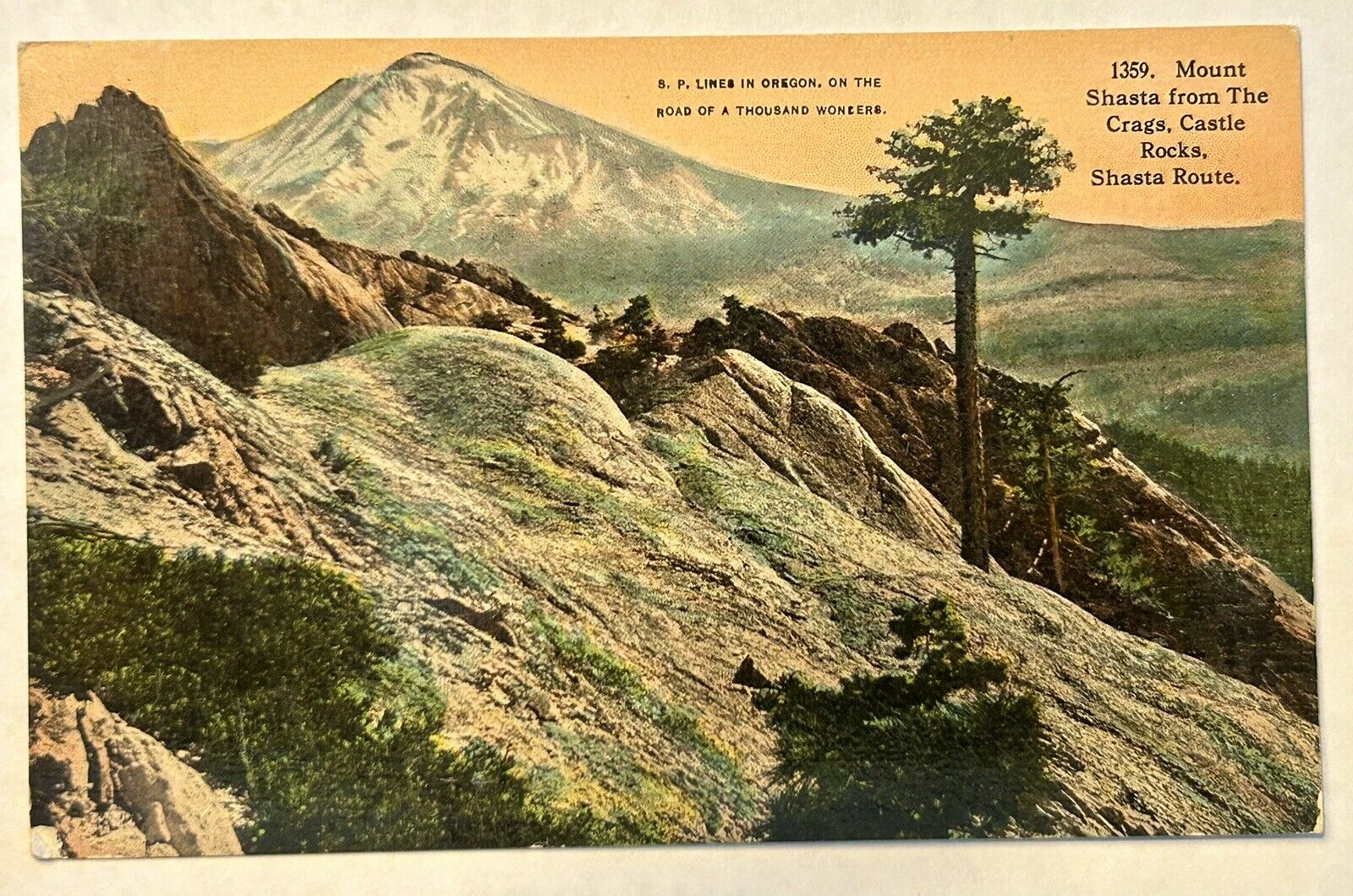Wyoming Stage. Horses. 1914. Rawlins Postmark. Vintage Postcard
