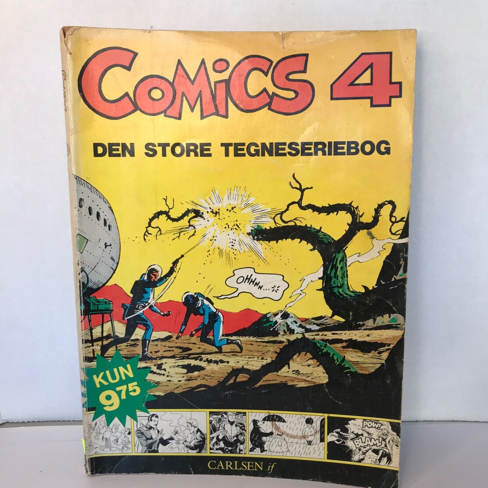 VTG 1973 Comics 4 Book Den Store Tegneseriebog Carlsen Pub Finland 8756204019*