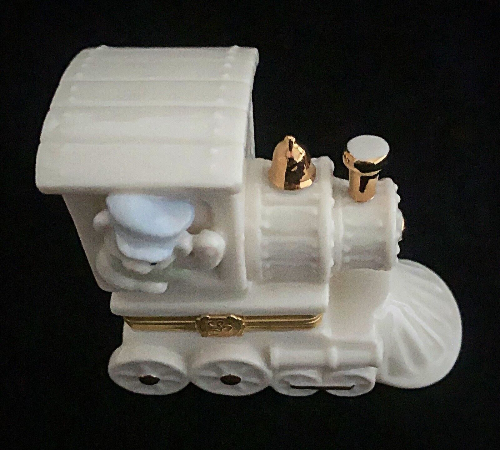 Lenox Treasures All Aboard Treasure Box~1st Issue~Porcelain Trinket Box 