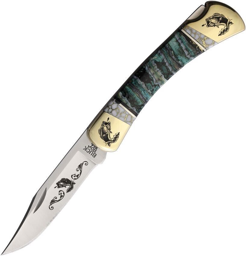 Yellowhorse Custom Buck 110 Folding Knife 3.75