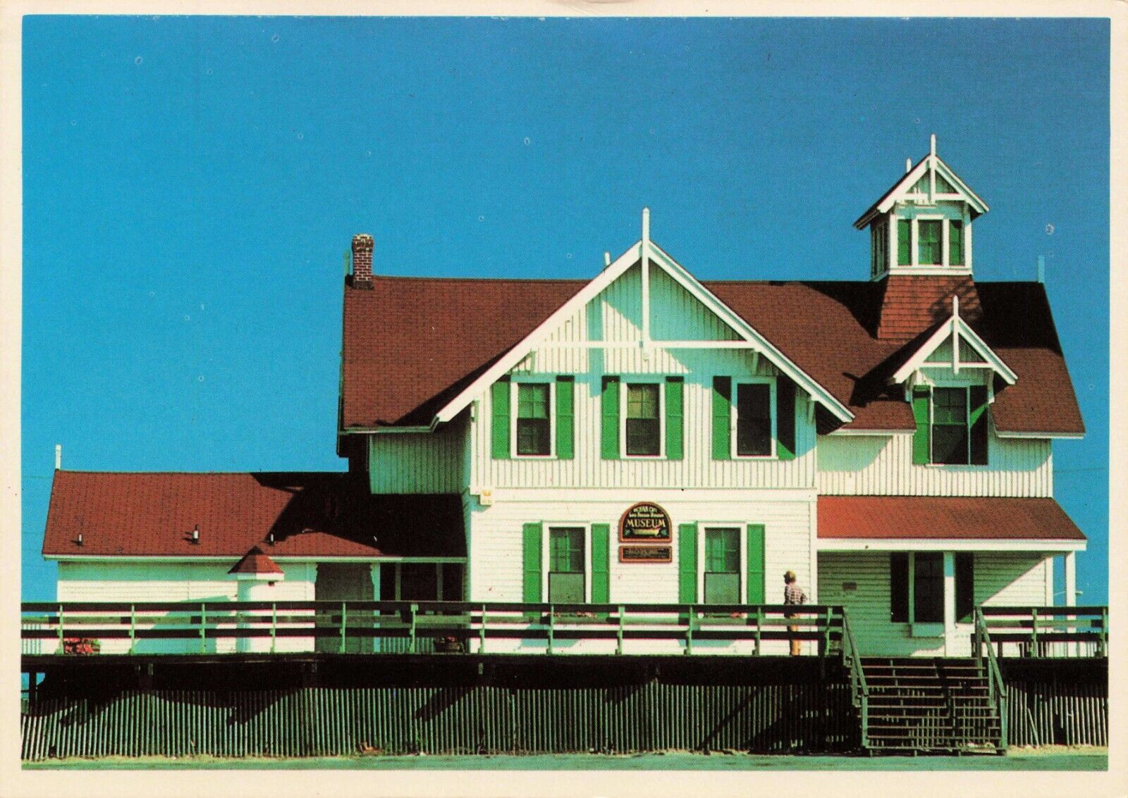 Postcard Ocean City Municipal Museum, Ocean City, Maryland