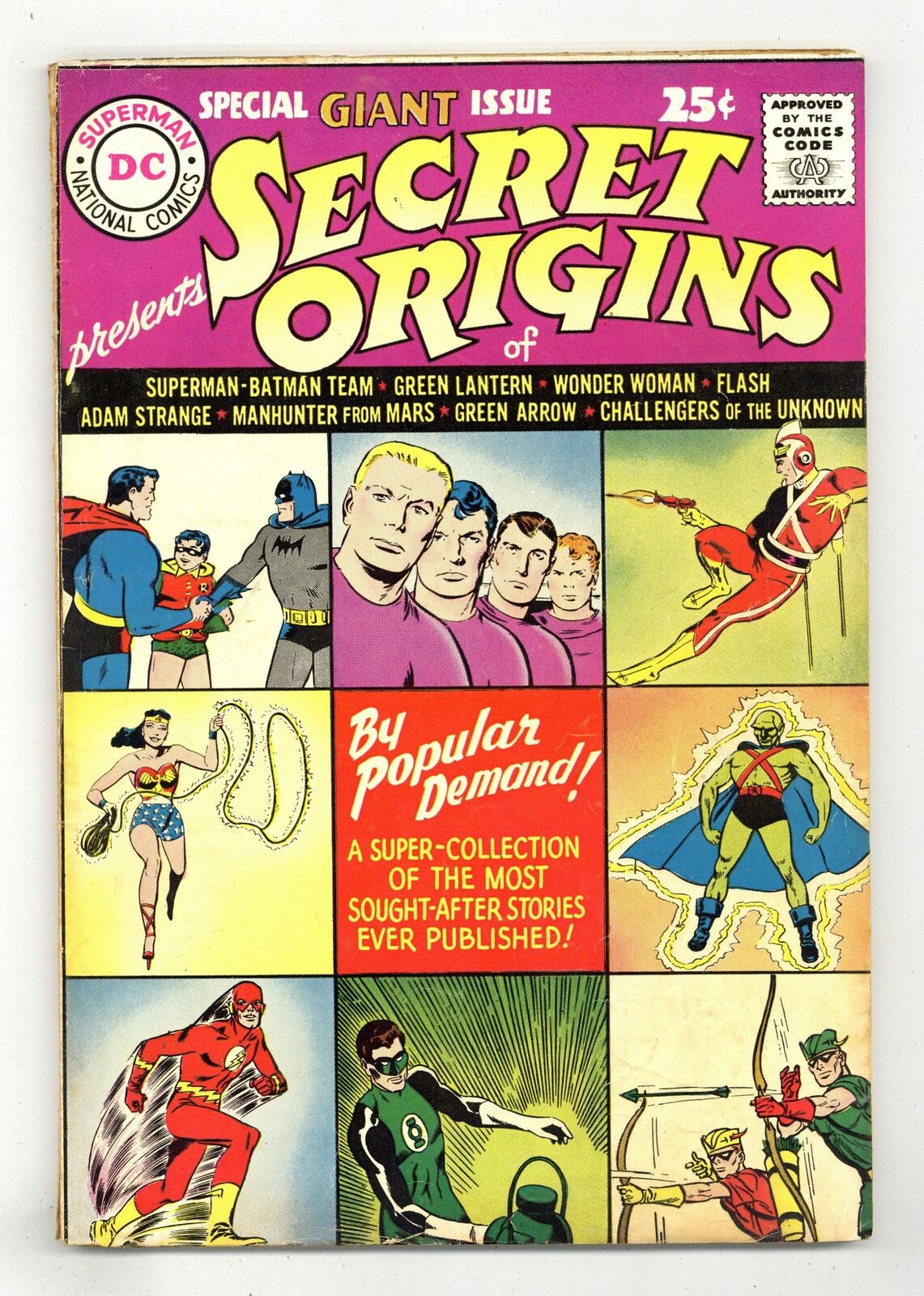 Secret Origins #1 GD 2.0 1961