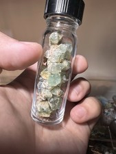 Mint Green Fluorite From Azusa Felix Mine California Mineral Specimen USA picture