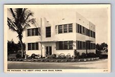 Miami Beach FL-Florida, The Whitmarsh Hotel, Advertising Vintage Postcard picture