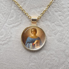 Saint Anastasia Catholic Medal Picture Pendant Charm Handmade Necklace Gift picture