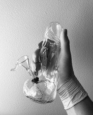 Ideal Size 7.5inch Penis Glass Glass Vase Bong Glass Water Filter Hookah picture