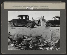 Holtville California 1937 Drought Refugee Families Campsite Migrants Cars picture