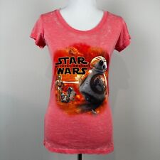 Disney Star Wars Women's Top Size Medium Burnout, T Shirt, The Force Awakens NWT picture