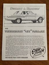 JOHN PARADISE'S SUPER FORD COLLECTOR SERIES Thunderbolt 427 Fairlane #1 PRINT AD picture