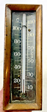 Antique Brass Steam Pressure Thermometer - Thermometer Co., Philadelphia, PA picture