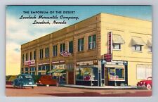 Lovelock NV-Nevada, Lovelock Mercantile Company, Advertising, Vintage Postcard picture