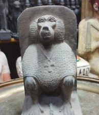 RARE MASTERPIECE Of Ancient Egyptian Antiques Of Pharaonic Baboon Statue Bc picture