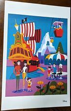 Disneyland Sailing Ship Columbia Rivers of America Poster print 11x17 Disney picture