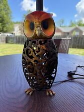 Metal Owl Table Or Desk Lamp picture