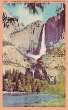 Postcard CA Yosemite Valley California Yosemite Falls  I6 picture