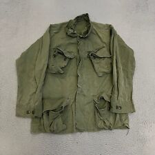 US Army Poplin Coat Mens Green Shade 107 Combat Tropical 1967 *READ* picture