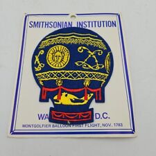 Smithsonian Institution Vintage Patch Montgolfier Balloon First Flight New picture
