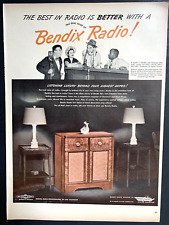 1947 Bendix Radio Print Ad 14