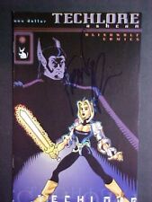 TECHLORE ASHCAN SIGNED BY FRANCO AURELIANI 1998 BLINDWOLF picture