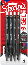 Sharpie S-Gel, Gel Pens, Medium Point (0.7Mm), Assorted Colors, 4 Count picture