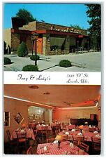 Lincoln Nebraska NE Postcard Tony And Luigi's Casa Di Amici Restaurant c1960's picture