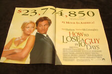 HOW TO LOSE A GUY IN 10 DAYS Oscar ad Kate Hudson, McConaughey & 8 MILE Eminem picture