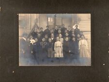 Creepy Elementary School Photo Students 1800s Antique Cabinet Card Photo picture