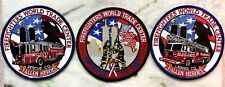 WTC September 11, 2001- Orginal 9-11 FDNY Ladder&Rescue Truck, Flag Patches-3 picture