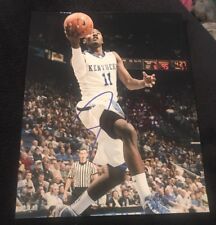 JOHN WALL SIGNED 8X10 PHOTO KENTUCKY WIZARDS PG W/COA+PROOF RARE WOW picture
